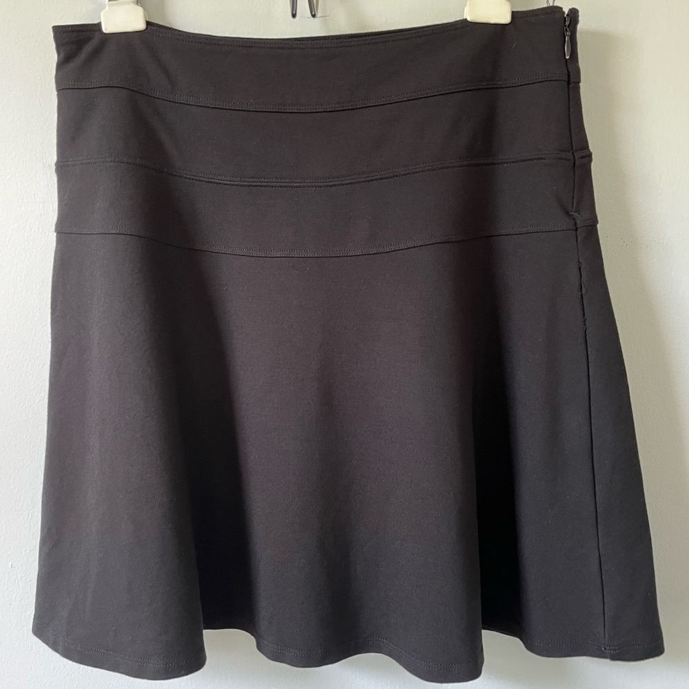 Athleta Black A-Line Skirt, Size 4